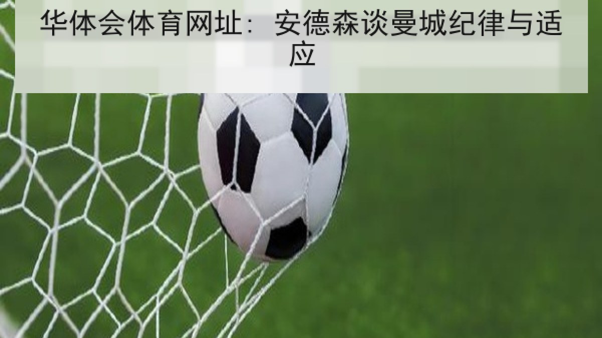 华体会体育网址: 安德森谈曼城纪律与适应 华体会体育网址: 安德森谈曼城纪律与适应